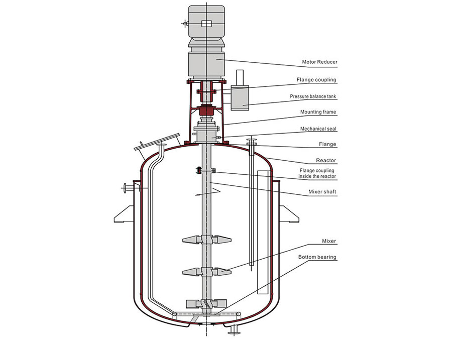 Pressure Vessel with Mechanical Seal